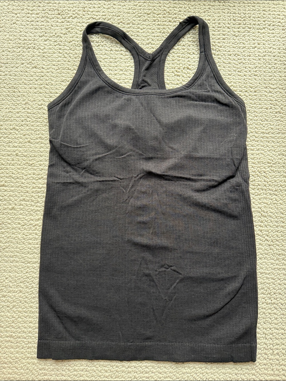 Lululemon ebb to street tank black size 6